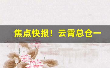 焦点快报！云霄总仓一件代发“春风野火”