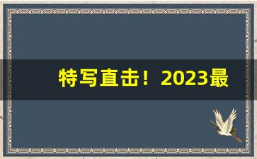 特写直击！2023最畅销的中支烟“床上施床”