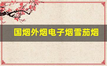 国烟外烟电子烟雪茄烟等各种香烟批发一手货源-外贸烟正品购买方式
