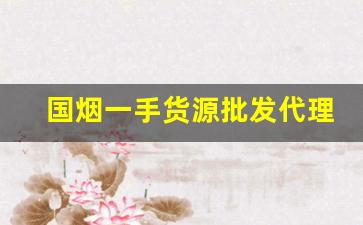 国烟一手货源批发代理-批发烟多少条起批