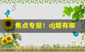 焦点专报！dj烟有哪些品牌“心事重重”