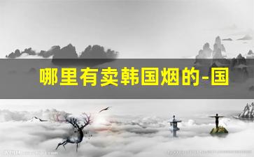 哪里有卖韩国烟的-国内在哪能买韩国进口烟