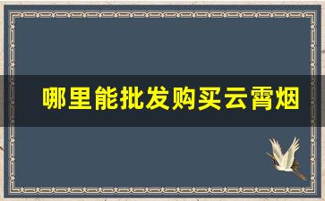 哪里能批发购买云霄烟？-云霄烟在实体有销售的吗