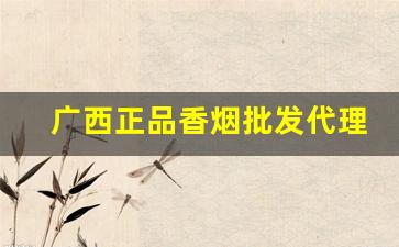 广西正品香烟批发代理-广西烟批发整箱