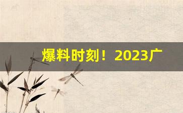爆料时刻！2023广东最便宜的烟“丁一卯二”