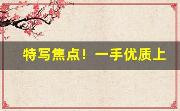 特写焦点！一手优质上等香烟：顶级云霄批发“踔厉风发”