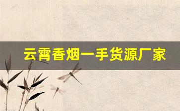 云霄香烟一手货源厂家直销批发免费代理