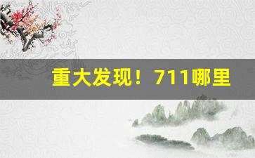 重大发现！711哪里可以找到优惠价“掉文袋”