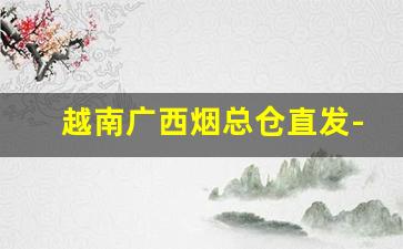 越南广西烟总仓直发-在广西怎么买到越南的烟