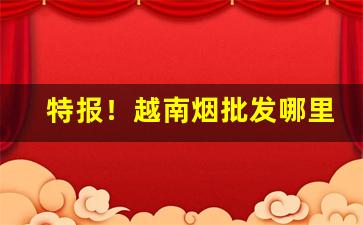 特报！越南烟批发哪里有“藏修游息”