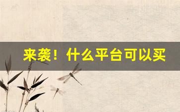 来袭！什么平台可以买烟“出纳之吝”