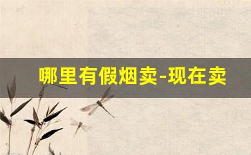 哪里有假烟卖-现在卖假烟多吗