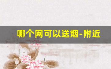 哪个网可以送烟-附近24小时有送烟的吗