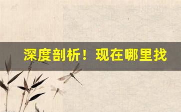 深度剖析！现在哪里找代购买烟“安危相易”
