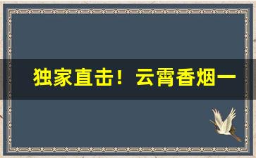 独家直击！云霄香烟一手货源批发“八音迭奏”