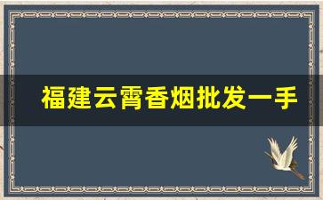 福建云霄香烟批发一手货源代理-福建云霄烟批发供应商