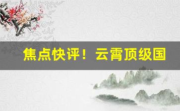 焦点快评！云霄顶级国烟一手货源批发代理“铁面无私”