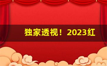 独家透视！2023红南京香烟多少钱一条“打乡谈”