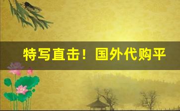 特写直击！国外代购平台推荐“担簦蹑屩”
