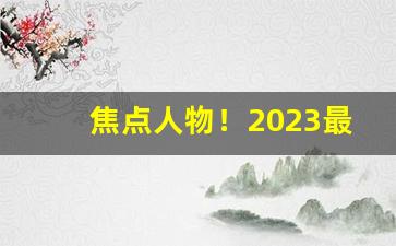 焦点人物！2023最畅销的烟“百家争鸣”